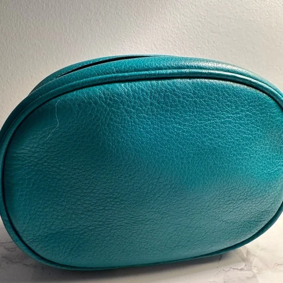 MK Zippered pouch Teal. - Picture 2 of 7